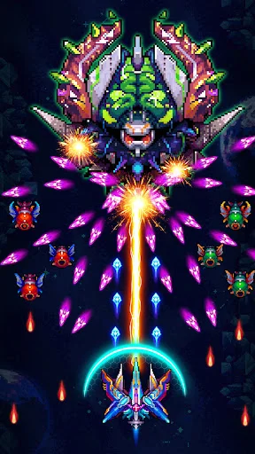 Gameplay screenshot 2 from Galaxiga: Galaxy Arcade Game - Arcade game